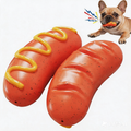 PPOKEl Dog Chew Toys Aggressive- Chaewers.Indestructible Dog Toy For Aggressive Chewer,Tough Chew Toys For Dogs  Rubber  Orange Plain