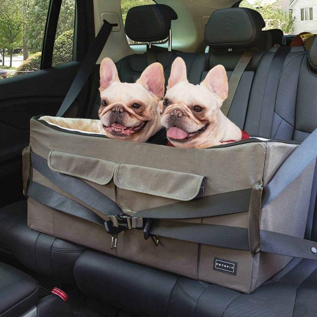 Car Pet Luggage Bag Seat Cushion Car Anti-dirty Safety Seat For Dogs Car Rear Car Cushion-French Bulldog — Pet Supplies